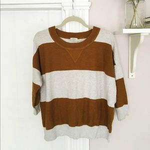 Madewell Striped Sweatshirt